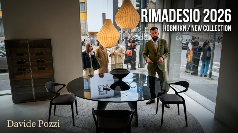 Davide Pozzi представляет новинки Rimadesio